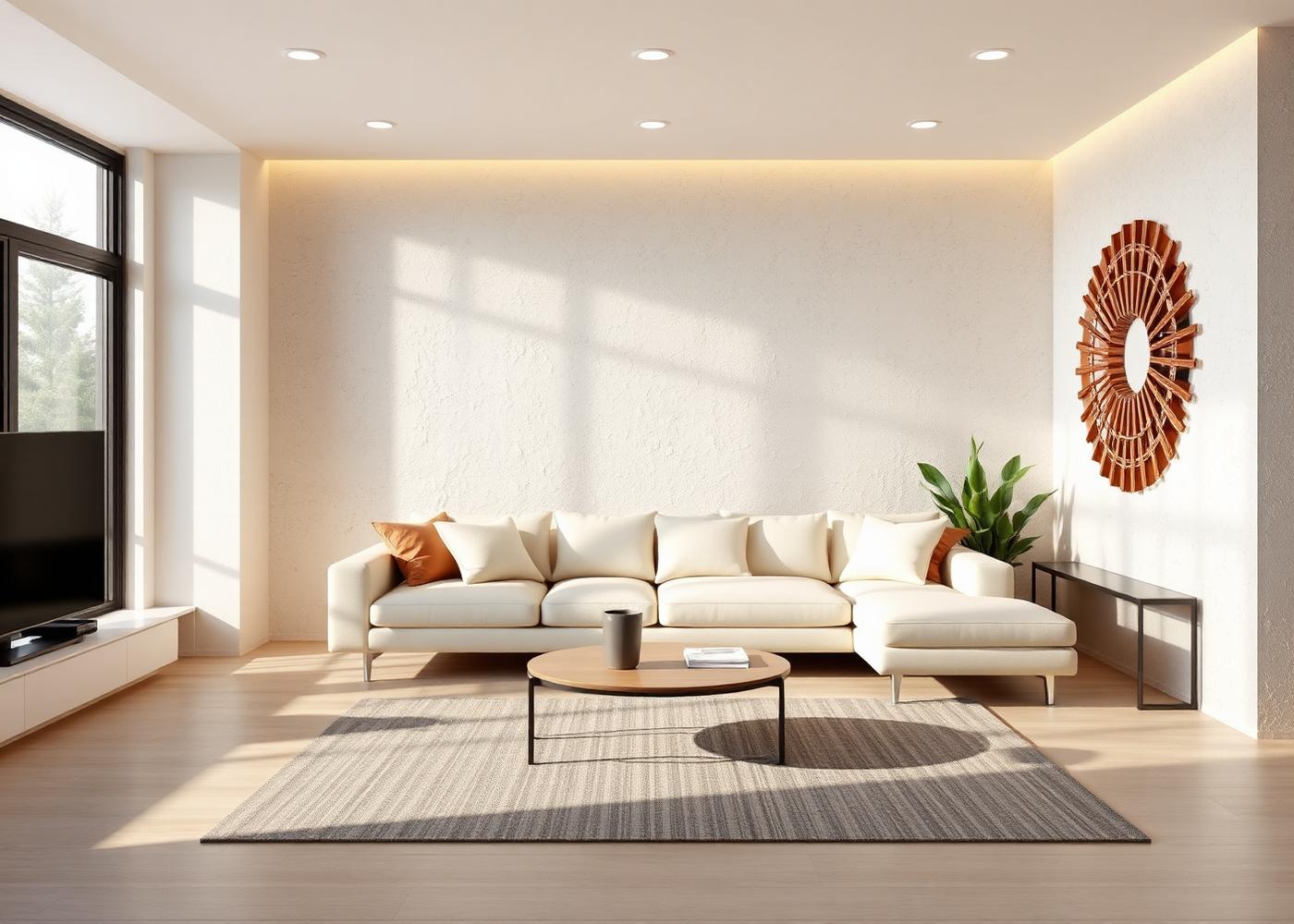 Living and lounge after
